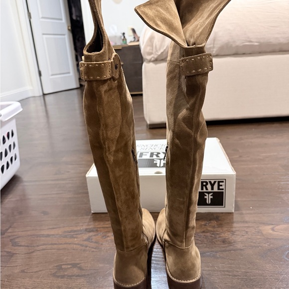 Frye Women's Brown Over-the-Knee Boots - Picture 3 of 5